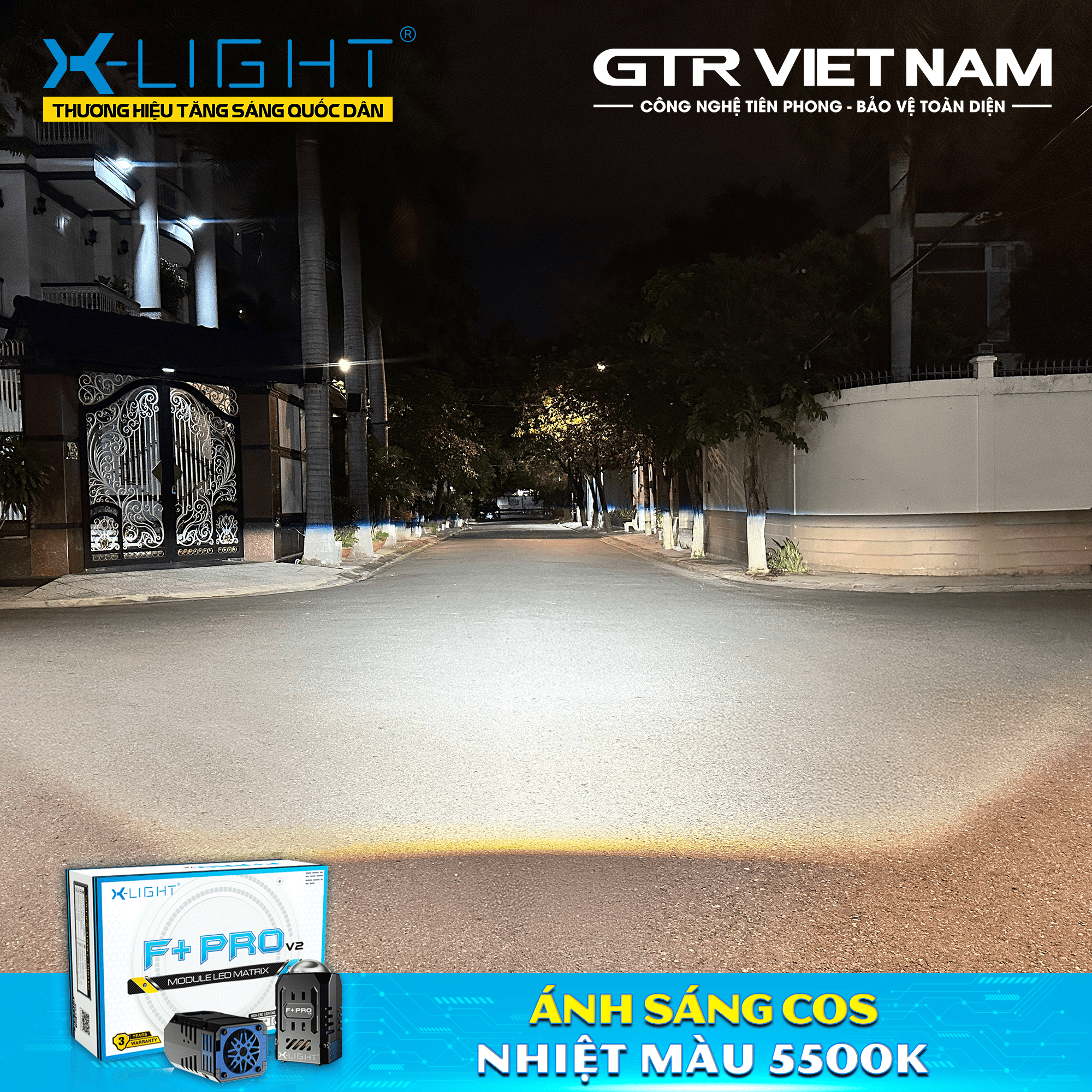 ĐÈN BI LED X-LIGHT F+ PRO - THẾ HỆ THỨ 2